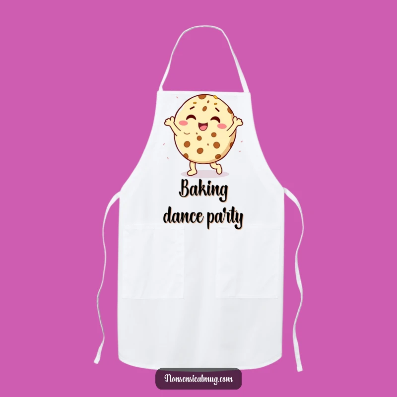 Funny Cookie Dance Apron - Baker's Sweet Celebration Gift