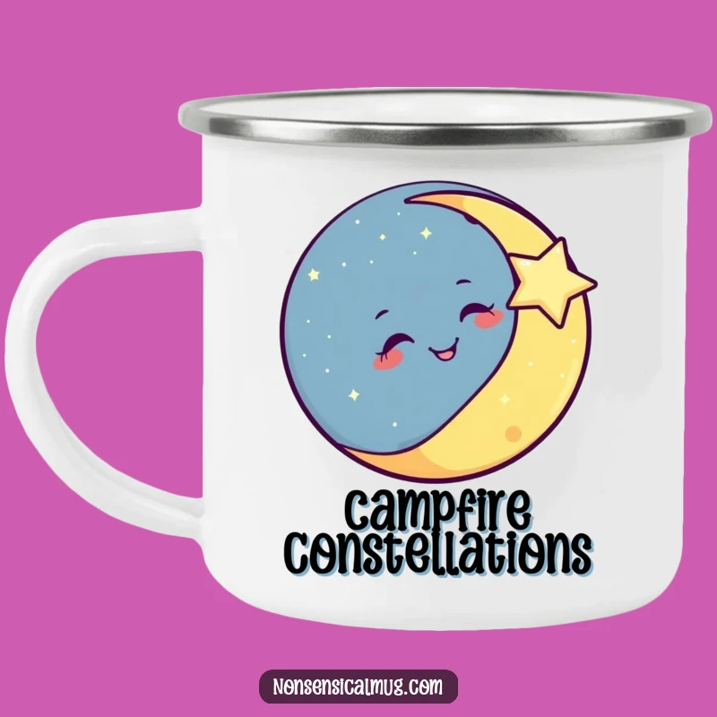 Funny Moon Winks Camping Mug: Starry Nights and Sips, a Hilarious and Funny Gift