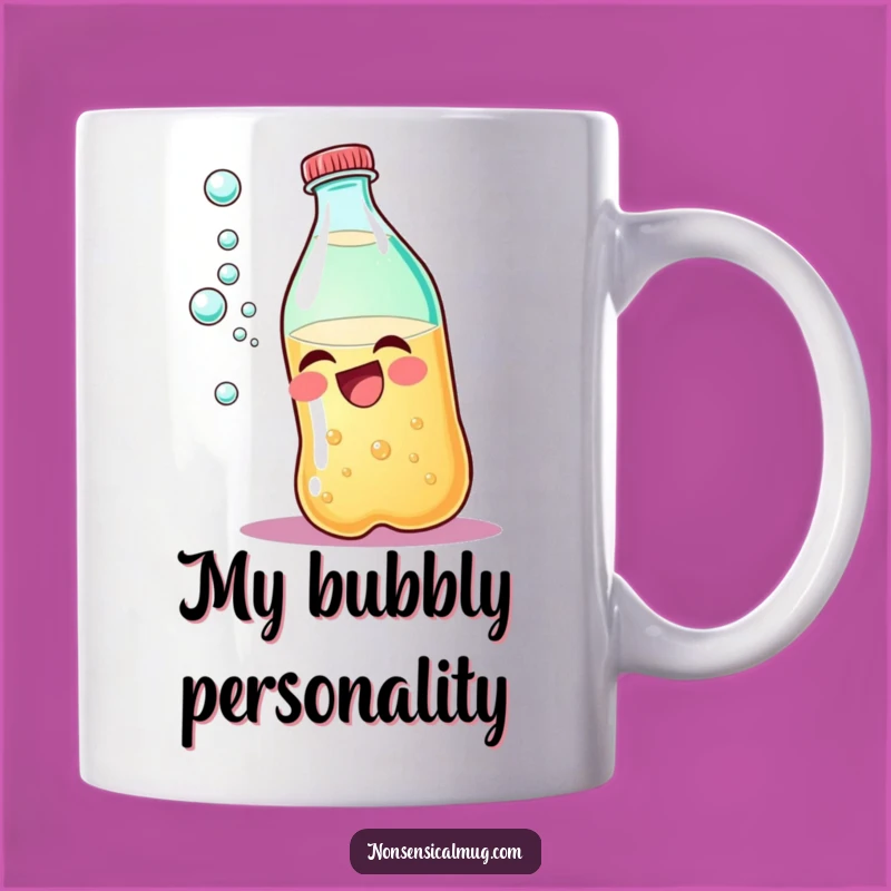 Funny Giggling Soda Bottle Mug: A Hilarious Brews Gift for Drink Lovers