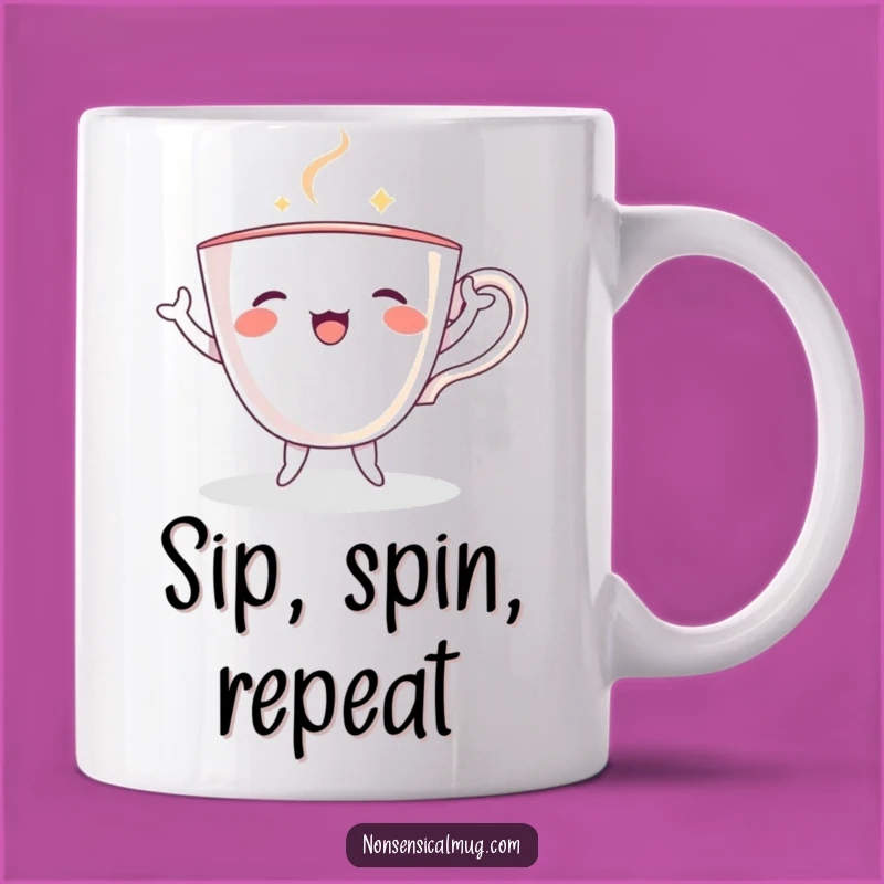 Funny Dancing Teacup Mug: A Joyful and Funny Gift for Tea Lovers and Amigos