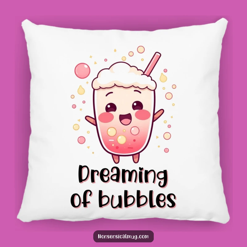 Funny Bubbly Soda Pillow: Cozy & Exciting Fizz Decor