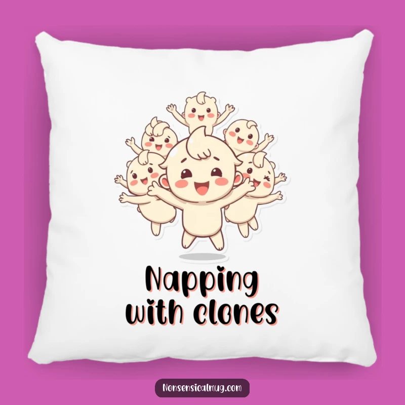 Funny Bouncing Copies Pillow - Cozy Happy Character's Comfort - Cozy Gift