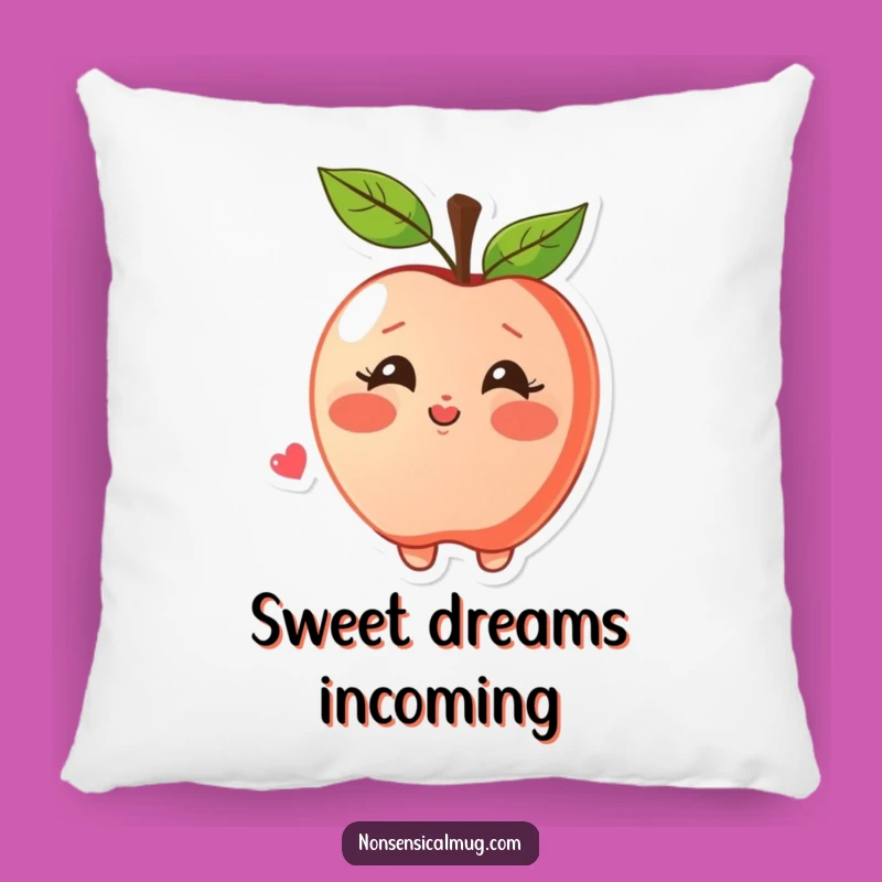 Funny Apple Kiss Pillow: Cozy Sweetness, Adorable Funny Gift for Couples