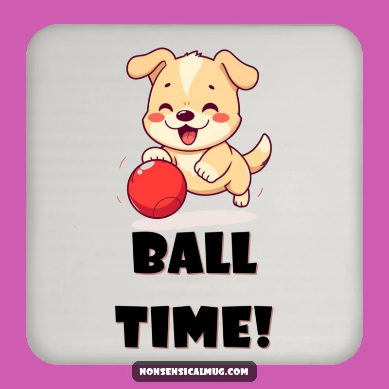 Funny Kawaii Dog Drink Coaster: Protect Surfaces with Playful Paws and Fun