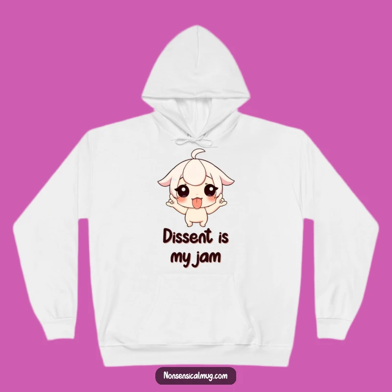 Funny Tongue Out Wiggle Fingers Hoodie - Cozy & Cheeky Character Sweatshirt, Perfect Funny Gift