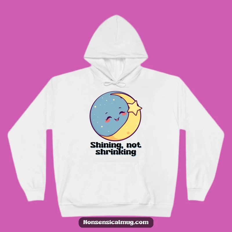 Cozy Funny Moon Winks Hoodie: Warm Nights and Hilarious, a Funny Gift