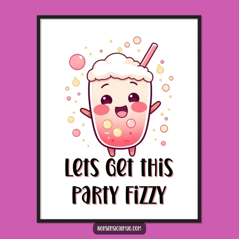 Free Printable Wall Art: Funny Soda Burst Downloadable Decor for Energetic Spaces