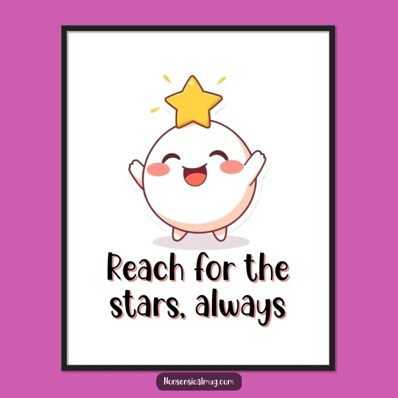 Free Printable Star Bouncer Wall Art: Funny Downloadable Decor for a Cosmic Vibe