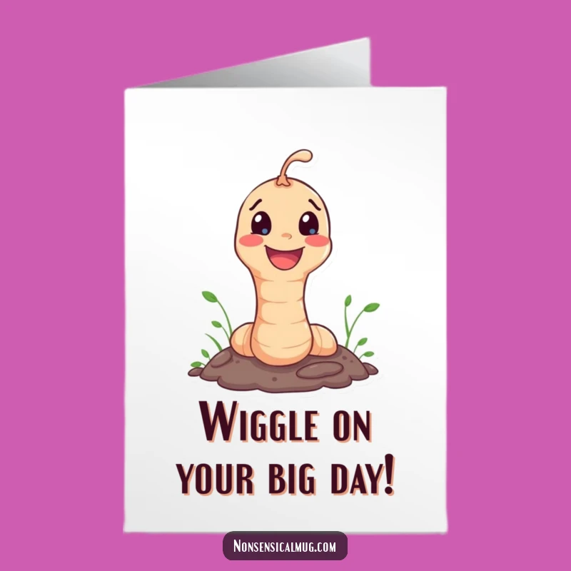 Free Printable Birthday Card: Happy Worm's Groundbreaking Celebration Digital Download!