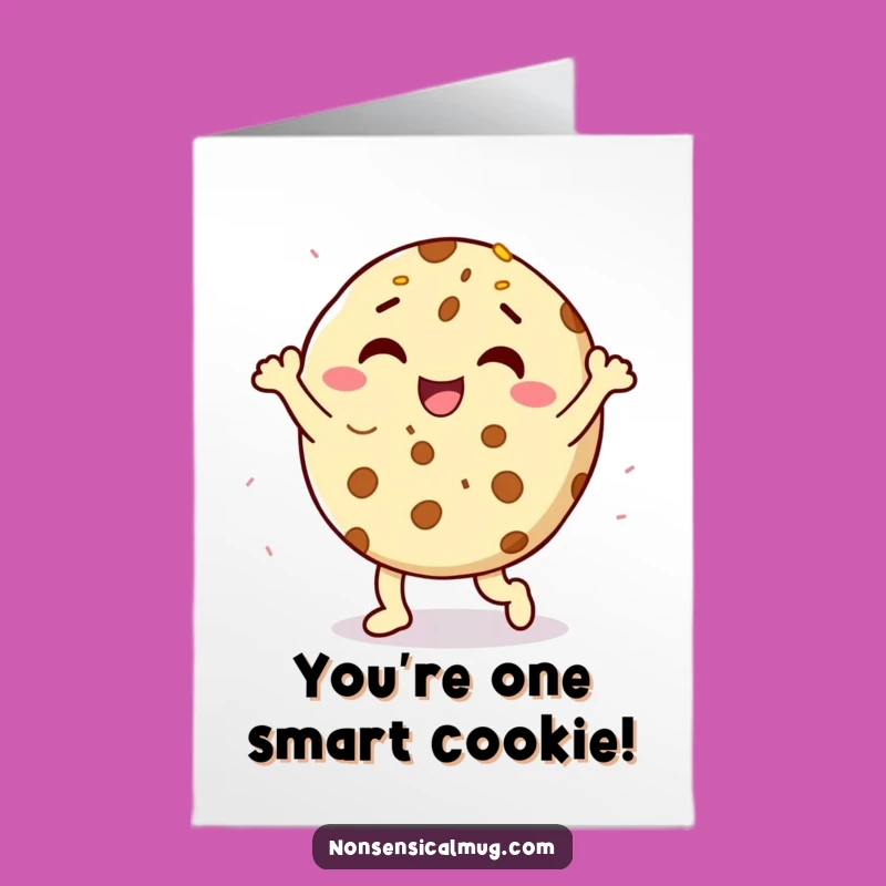 Free Printable Cookie Congrats Card: Happy Dance Sprinkles for a Sweet Achievement