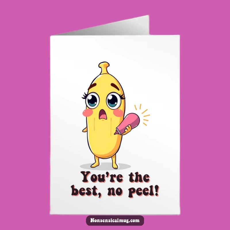 Free Printable Banana Congrats Card: Popper Surprise for a Fruity Achievement