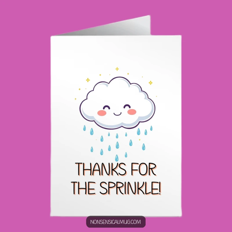 Free Printable Cloud Thank You Card: Sweet Downloadable Gift for Expressing Thanks