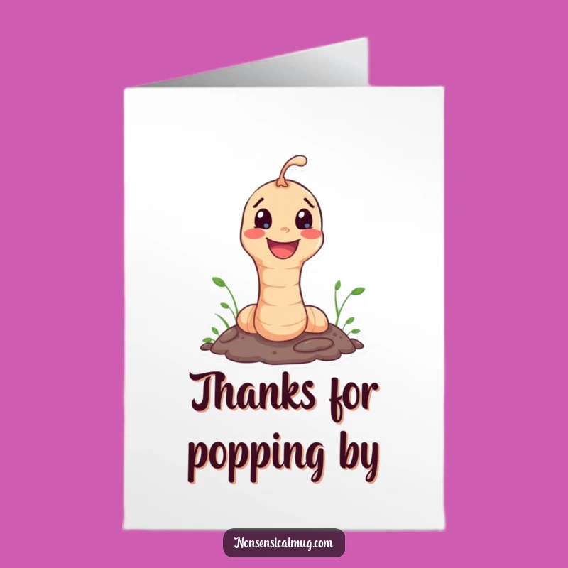 Free Printable Thank You Card: Happy Worm's Grateful Pop Digital Download!