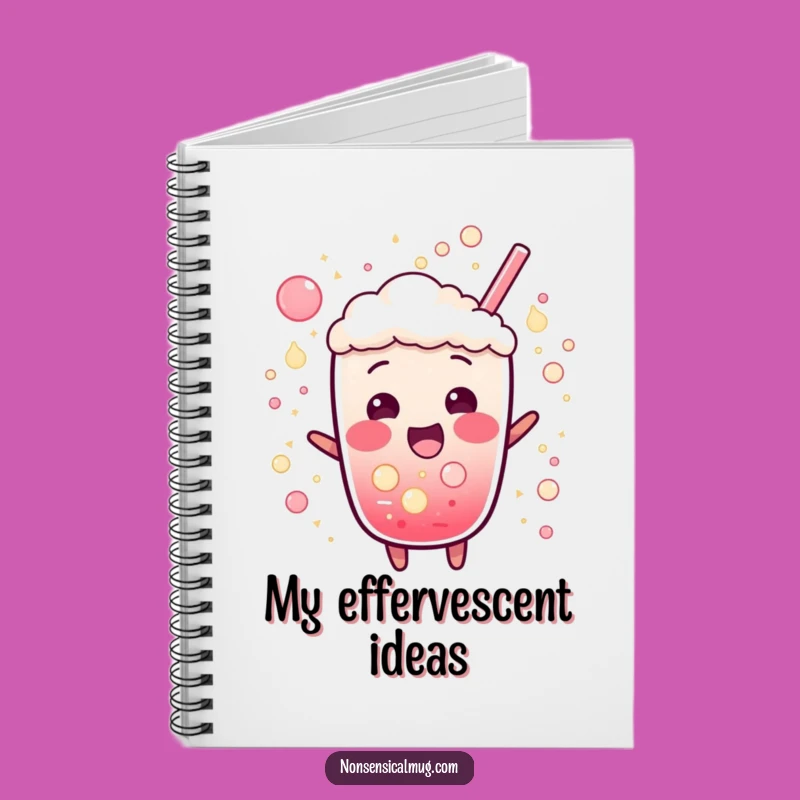 Funny Bubbly Soda Notebook: Exciting Journal for Fizz Lovers