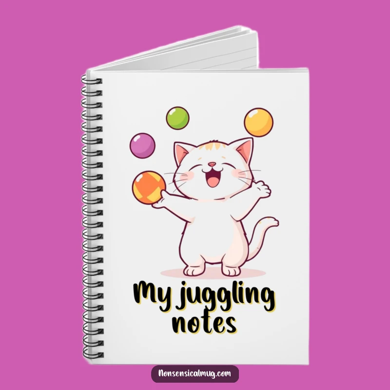 Funny Kawaii Cat Notebook: Jot Down Ideas with Talented Paws and Feline Focus