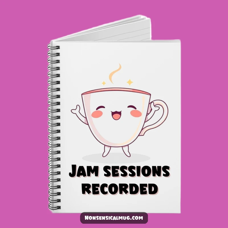 Funny Dancing Teacup Notebook: Capture Ideas with a Lively and Funny Gift