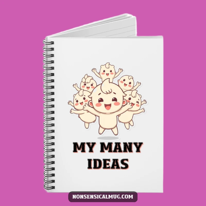 Funny Bouncing Copies Notebook - Happy Character's Journal - Creative Gift