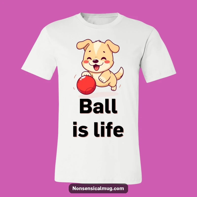 Funny Kawaii Dog T-Shirt: Chase Fun and Style with This Playful Pup Tee