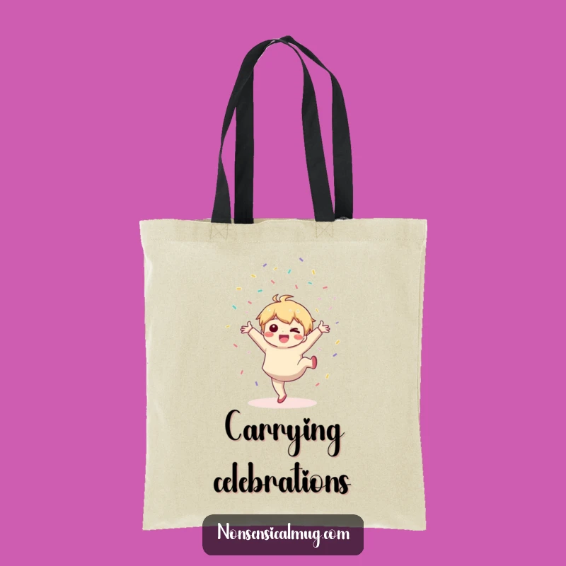 Funny Kawaii Party Tote: Carry Your Celebration Everywhere!